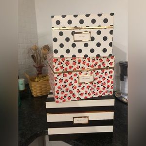 Kate Spade nesting boxes